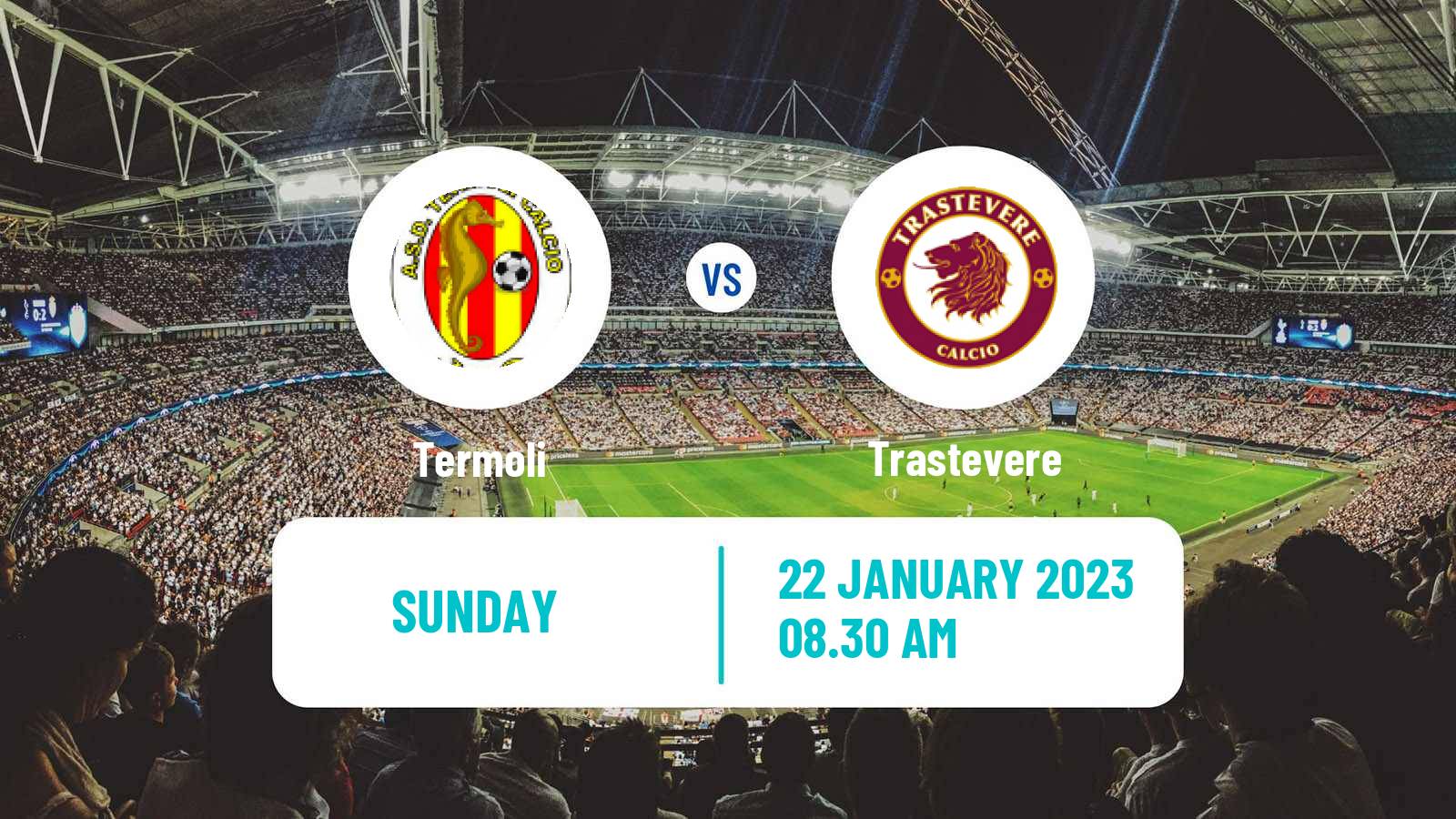Soccer Italian Serie D - Group F Termoli - Trastevere