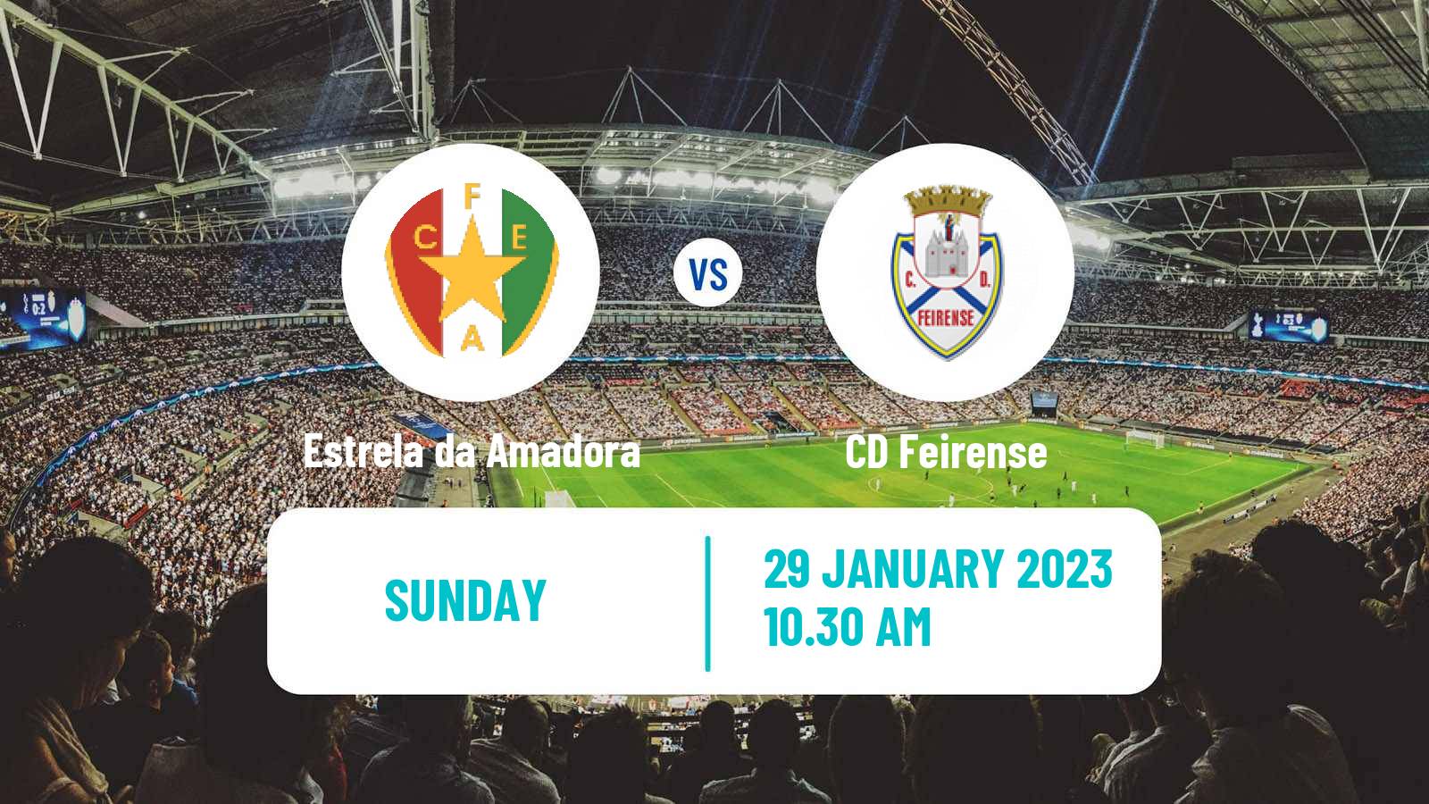 Soccer Portuguese Liga 2 Estrela da Amadora - Feirense