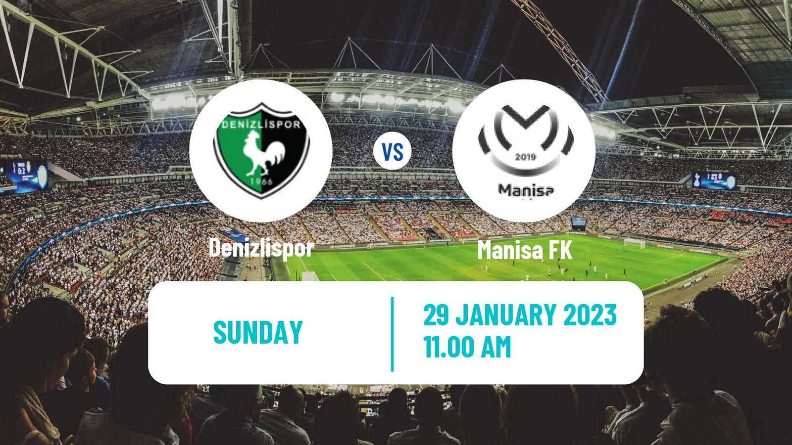 Soccer Turkish First League Denizlispor - Manisa FK