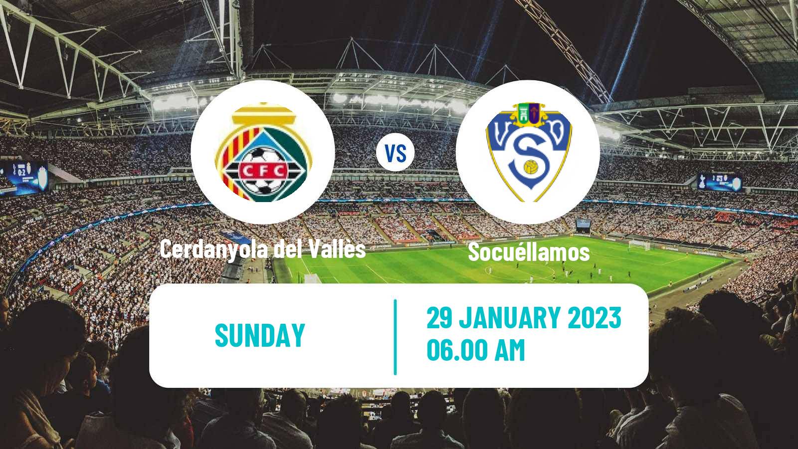 Soccer Spanish Segunda RFEF - Group 5 Cerdanyola del Vallès - Socuéllamos