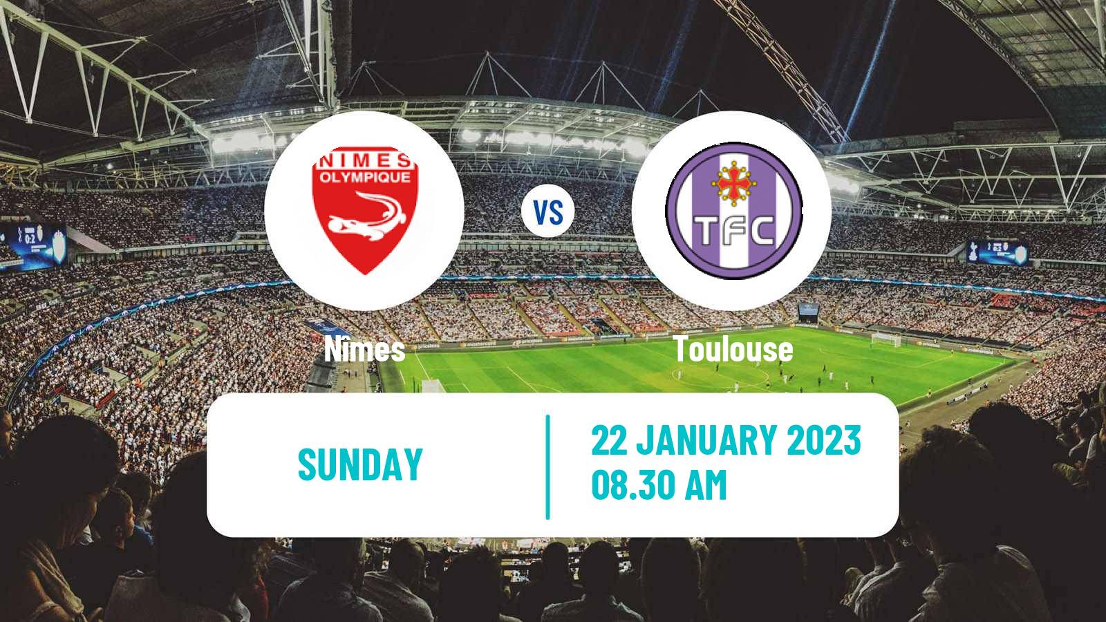 Soccer French Division 2 Women Nîmes - Toulouse