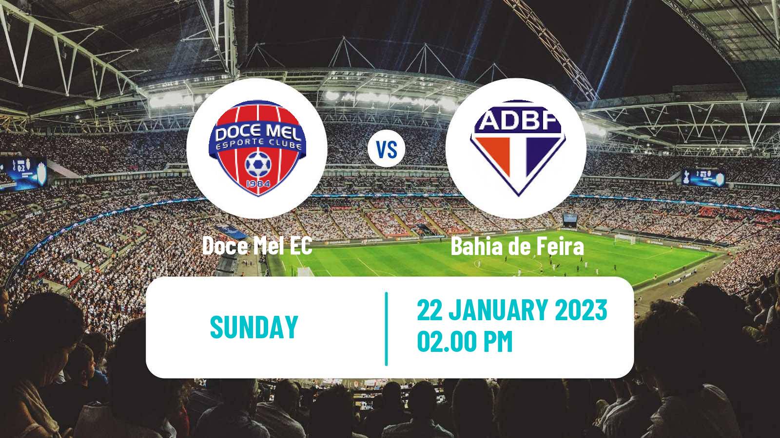 Soccer Brazilian Campeonato Baiano Doce Mel - Bahia de Feira