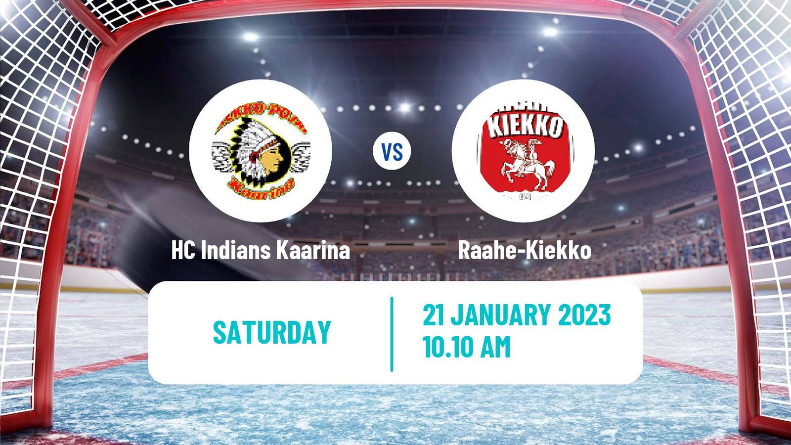 Hockey Finnish Suomi-sarja HC Indians Kaarina - Raahe-Kiekko
