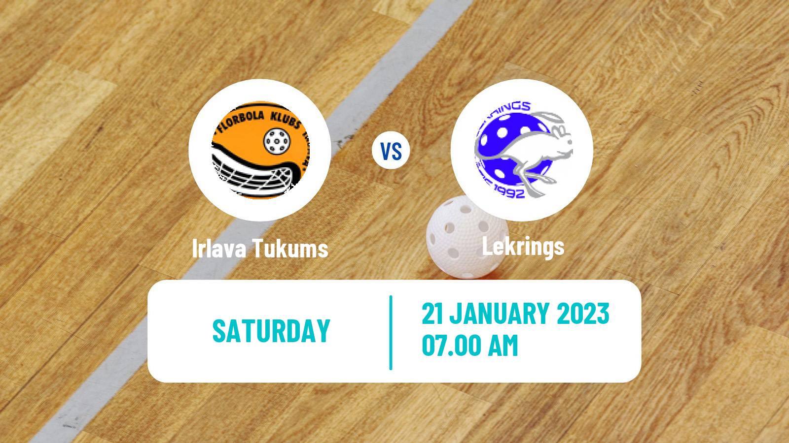 Floorball Latvian Elvi Liga Women Irlava Tukums - Lekrings