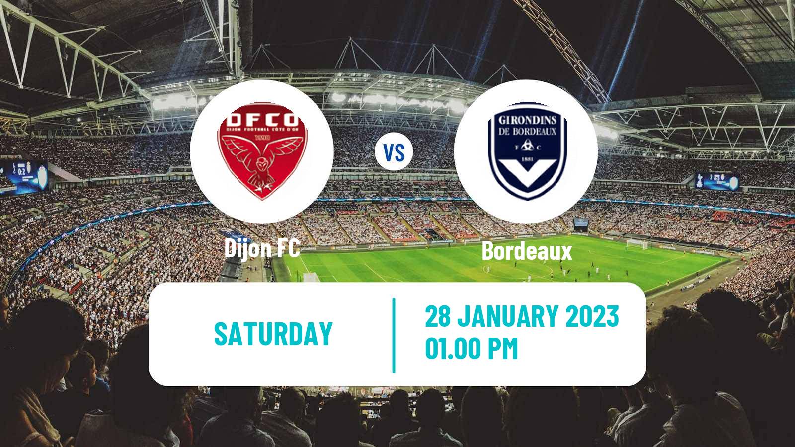 Soccer French Ligue 2 Dijon - Bordeaux