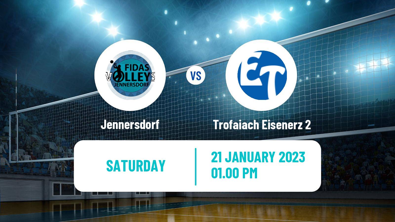 Volleyball Austrian 2 Bundesliga Volleyball Women Jennersdorf - Trofaiach Eisenerz 2