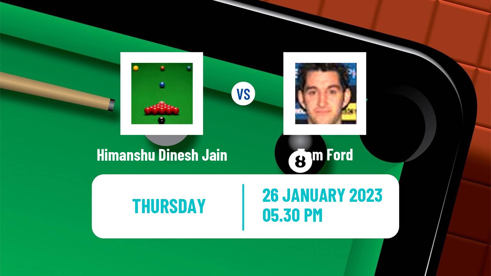 Snooker Snooker Himanshu Dinesh Jain - Tom Ford