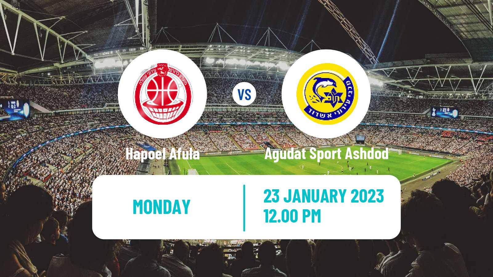 Soccer Israeli Liga Leumit Hapoel Afula - Agudat Sport Ashdod