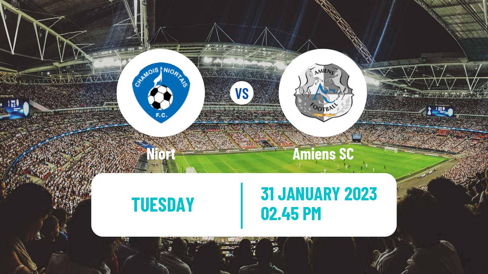 Soccer French Ligue 2 Niort - Amiens
