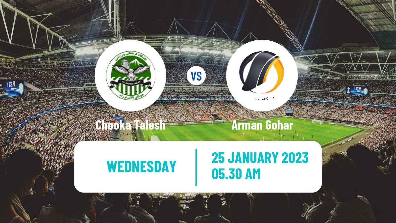 Soccer Iran Division 1 Chooka Talesh - Arman Gohar