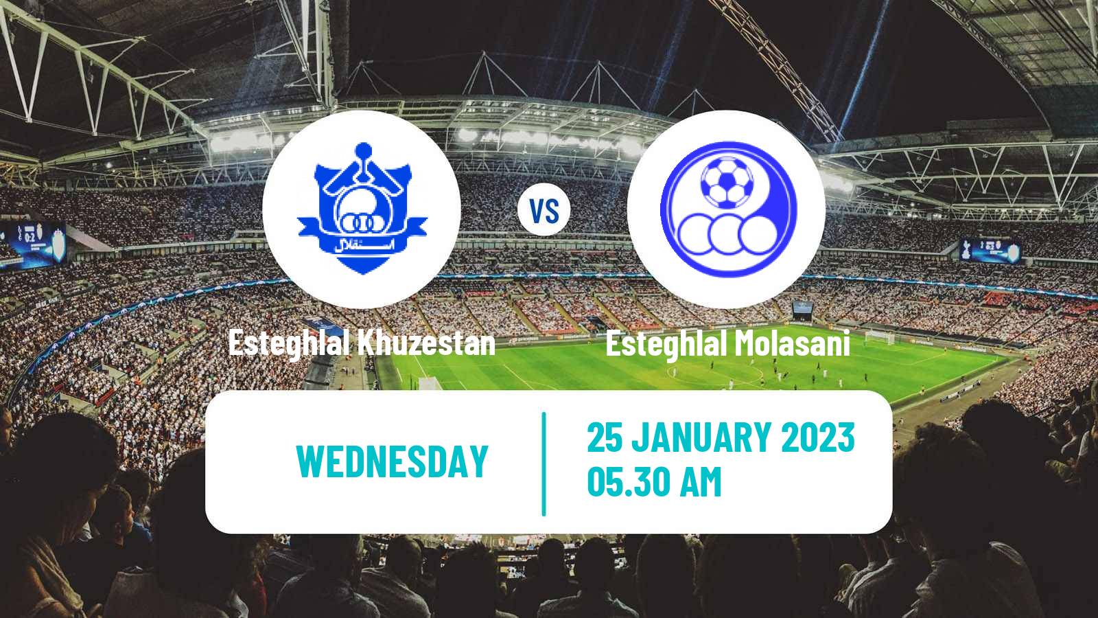 Soccer Iran Division 1 Esteghlal Khuzestan - Esteghlal Molasani