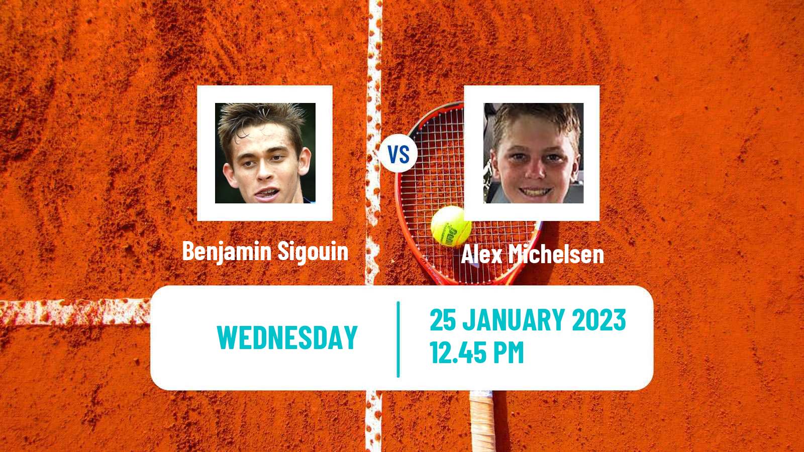 Tennis ITF Tournaments Benjamin Sigouin - Alex Michelsen