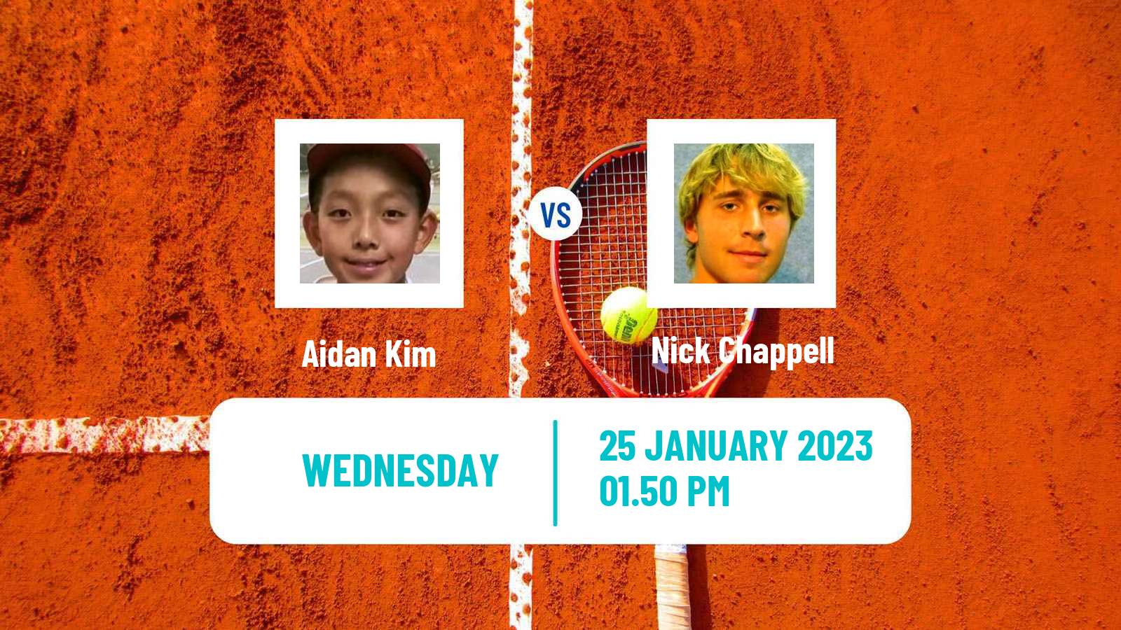 Tennis ITF Tournaments Aidan Kim - Nick Chappell