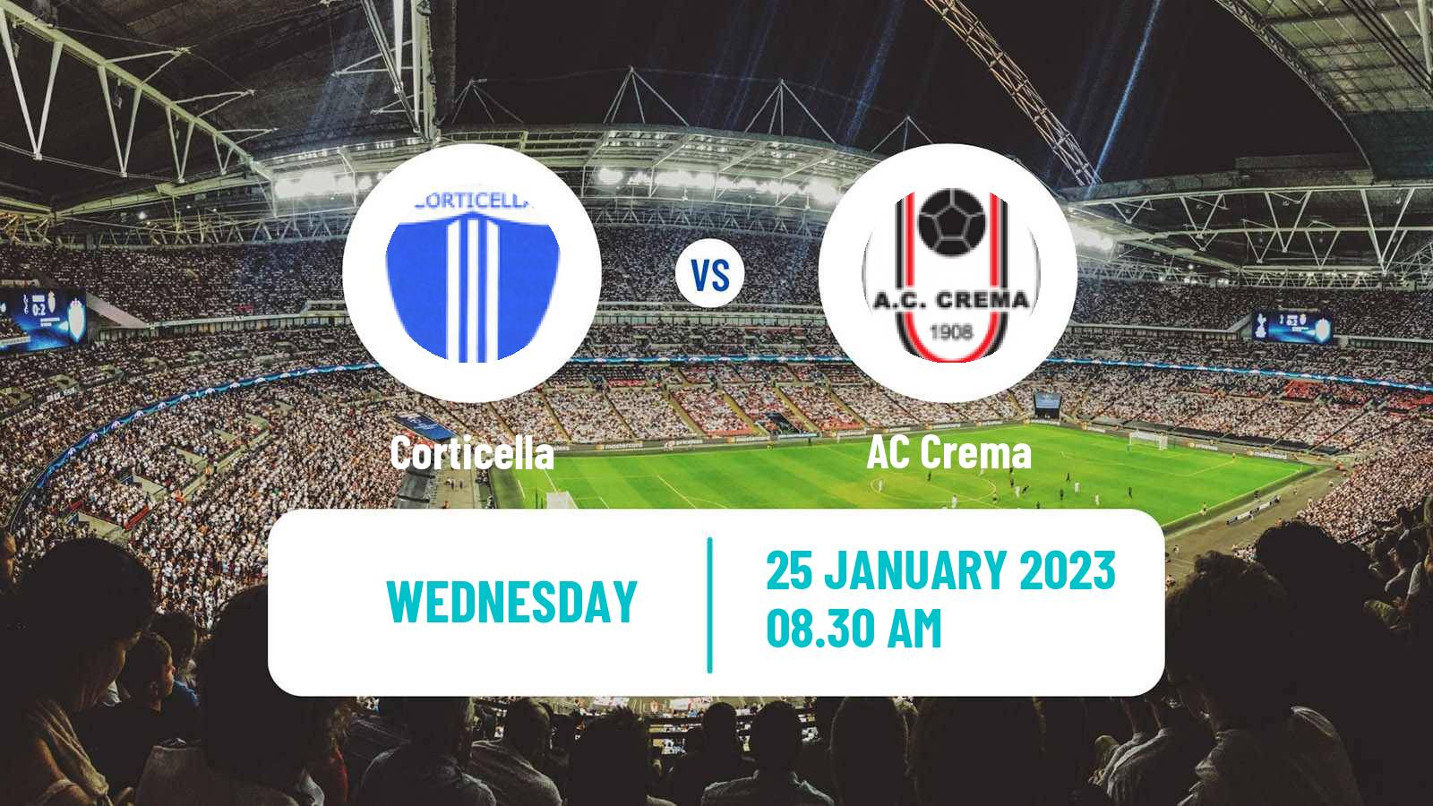 Soccer Italian Serie D - Group D Corticella - Crema