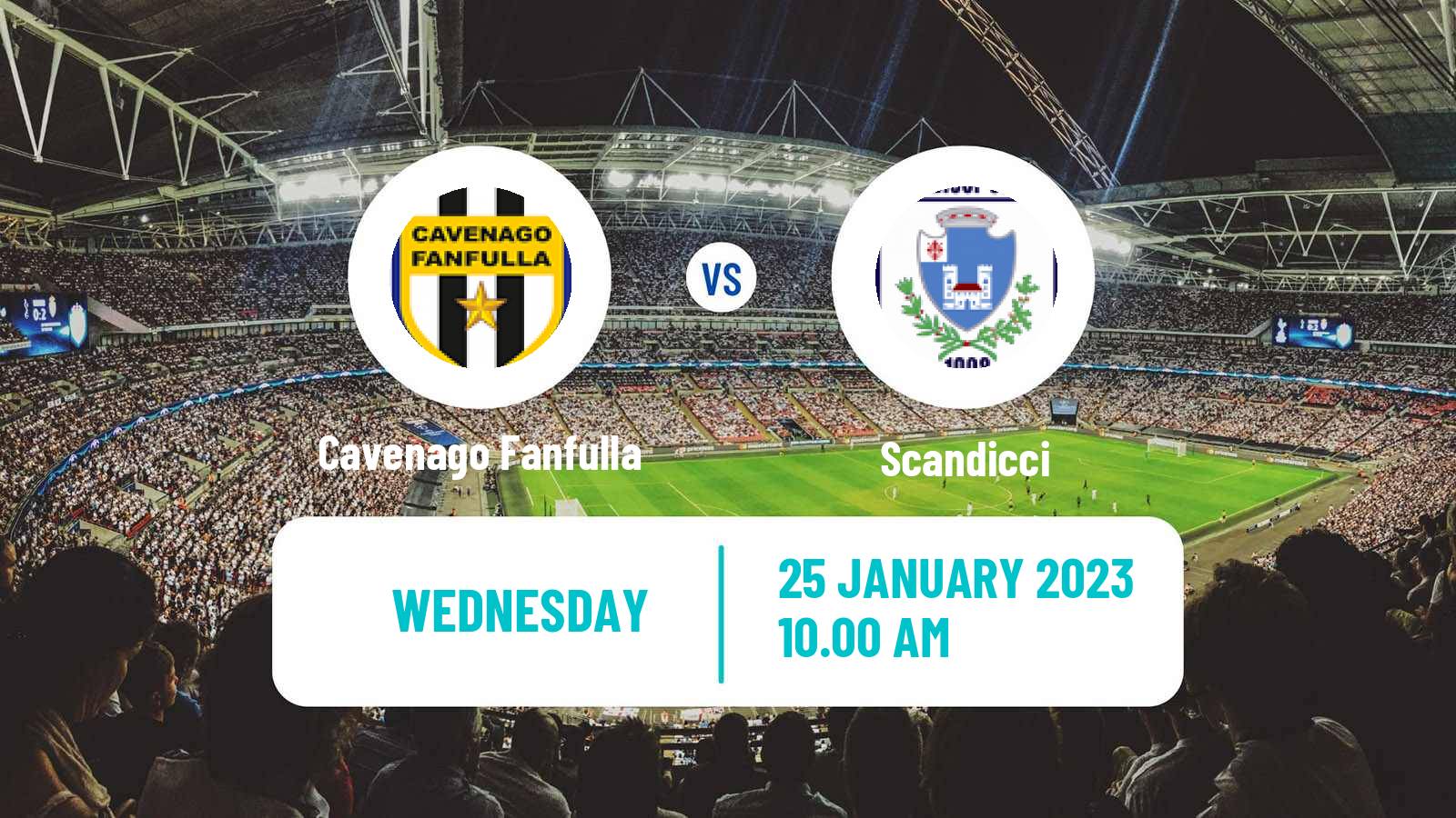 Soccer Italian Serie D - Group D Cavenago Fanfulla - Scandicci
