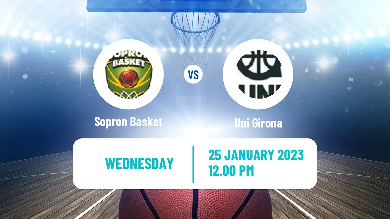 Basketball Euroleague Women Sopron Basket - Uni Girona