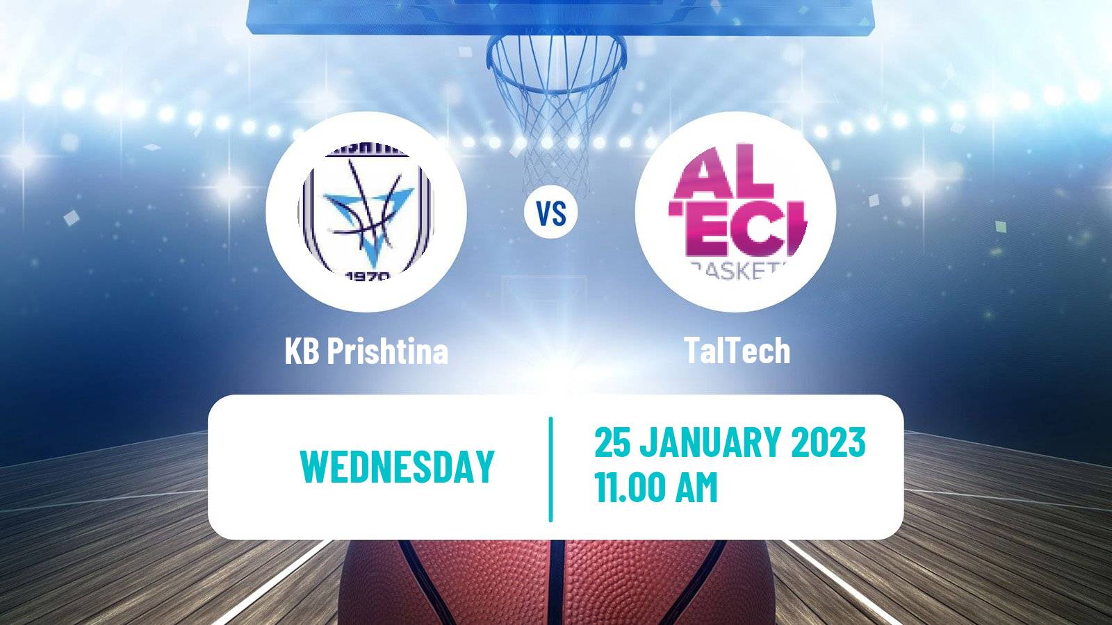 Basketball ENBL Prishtina - TalTech