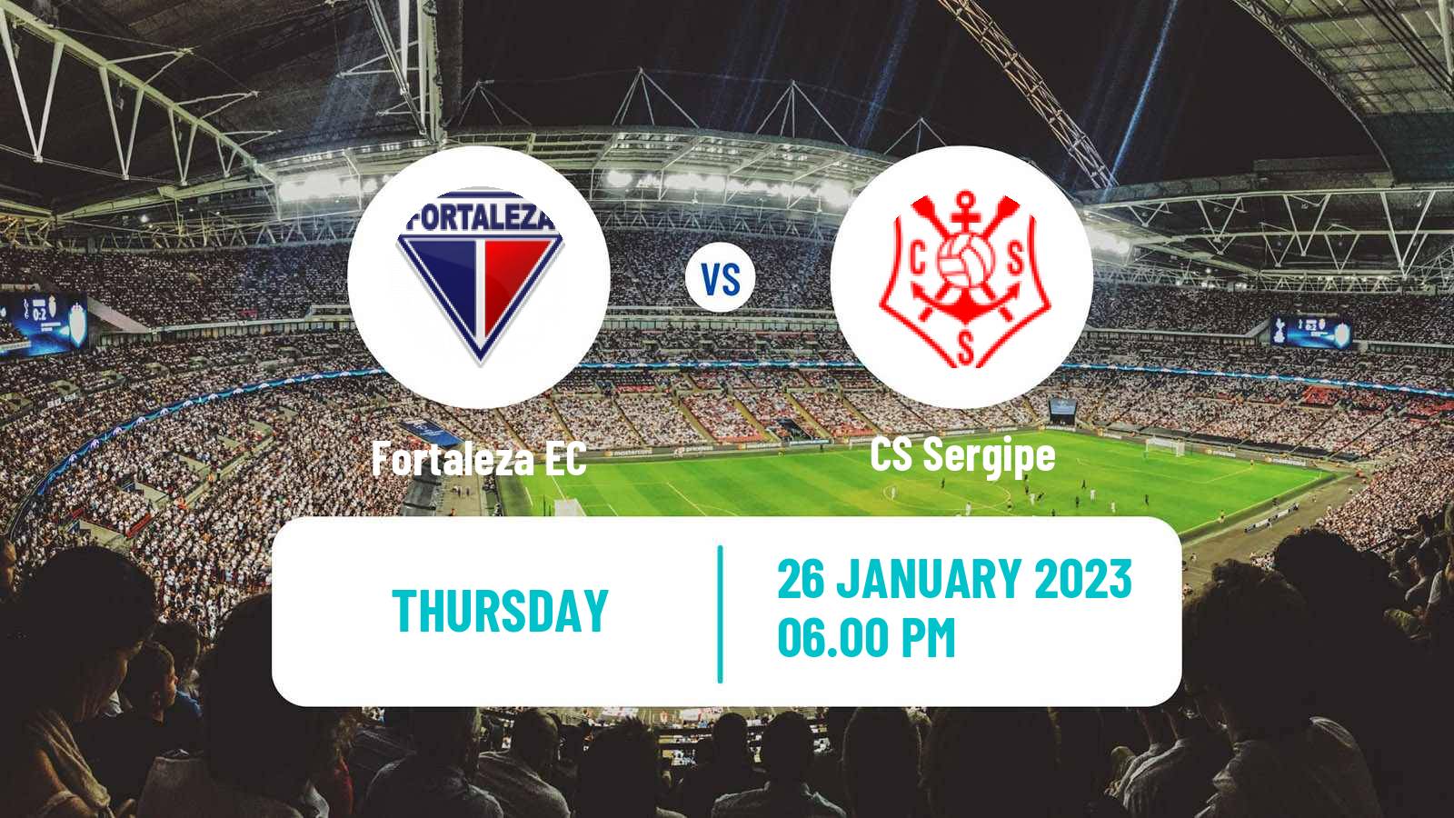 Soccer Brazilian Copa do Nordeste Fortaleza - Sergipe