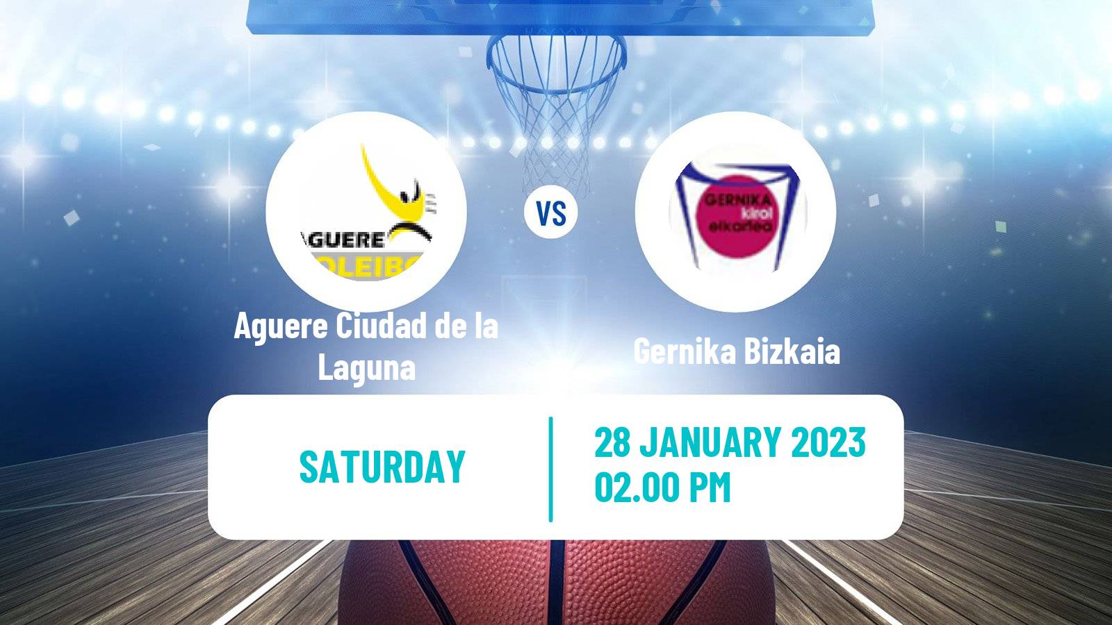 Basketball Spanish Liga Femenina Basketball Aguere Ciudad de la Laguna - Gernika Bizkaia