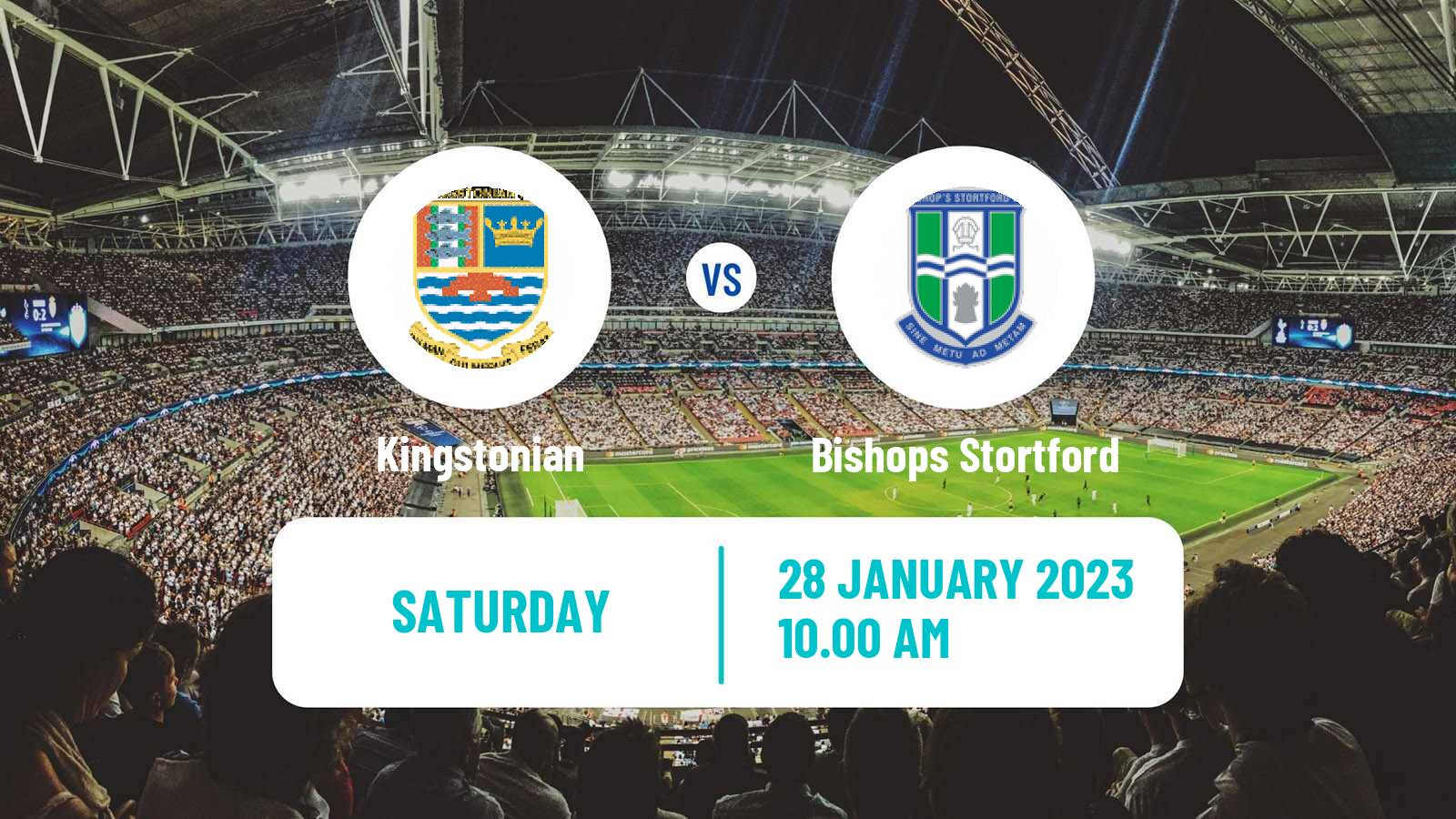 Soccer English Isthmian League Premier Division Kingstonian - Bishops Stortford