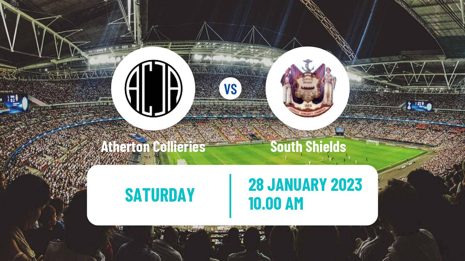 Soccer English NPL Premier Division Atherton Collieries - South Shields