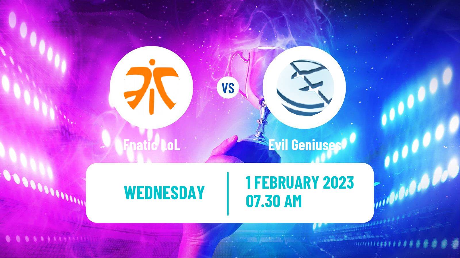 Esports eSports Fnatic - Evil Geniuses