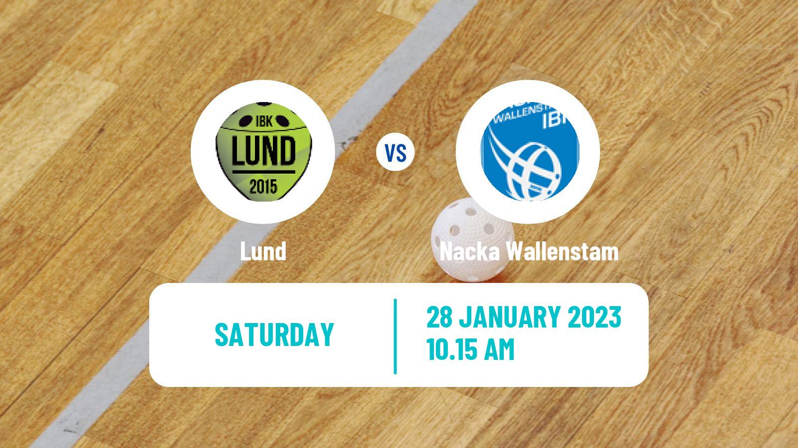 Floorball Swedish Superligan Floorball Women Lund - Nacka Wallenstam
