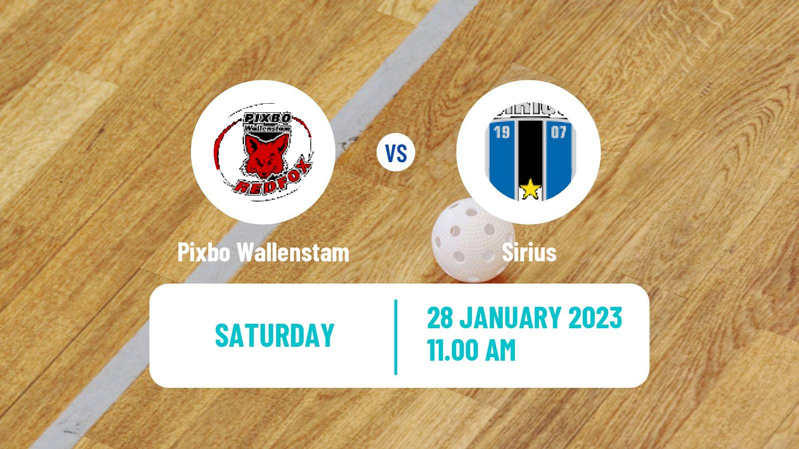 Floorball Swedish Superligan Floorball Women Pixbo Wallenstam - Sirius