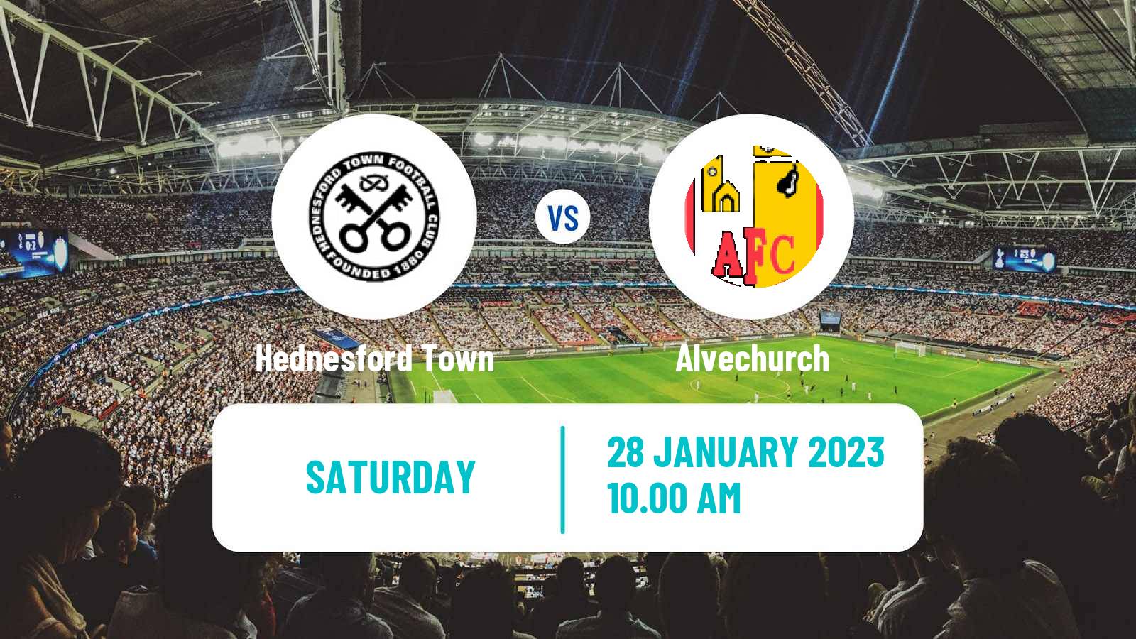 Soccer English Southern League Central Division Hednesford Town - Alvechurch