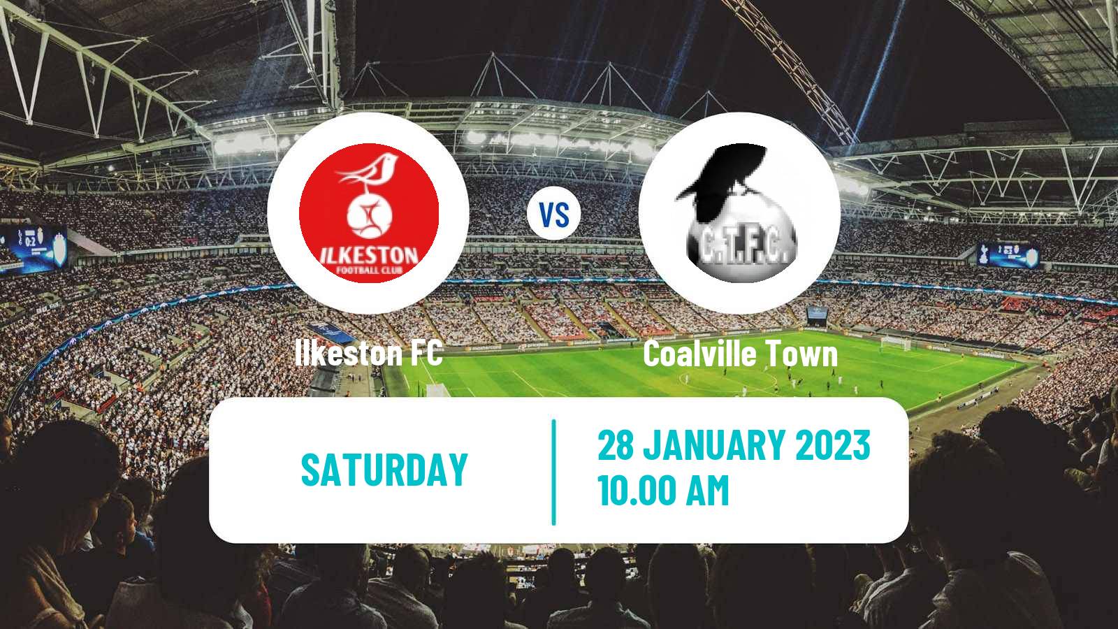 Soccer English Southern League Central Division Ilkeston - Coalville Town