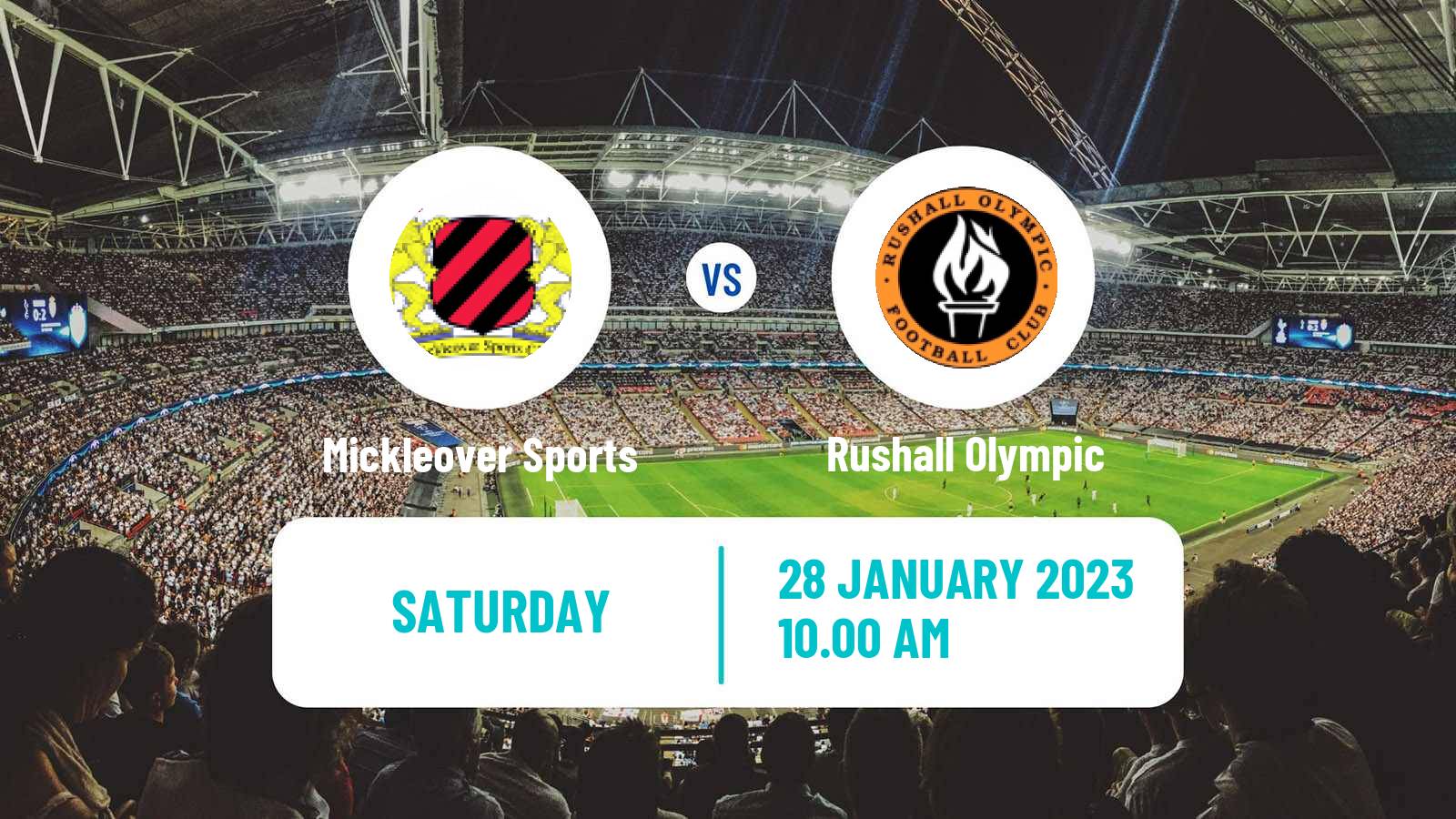 Soccer English Southern League Central Division Mickleover Sports - Rushall Olympic