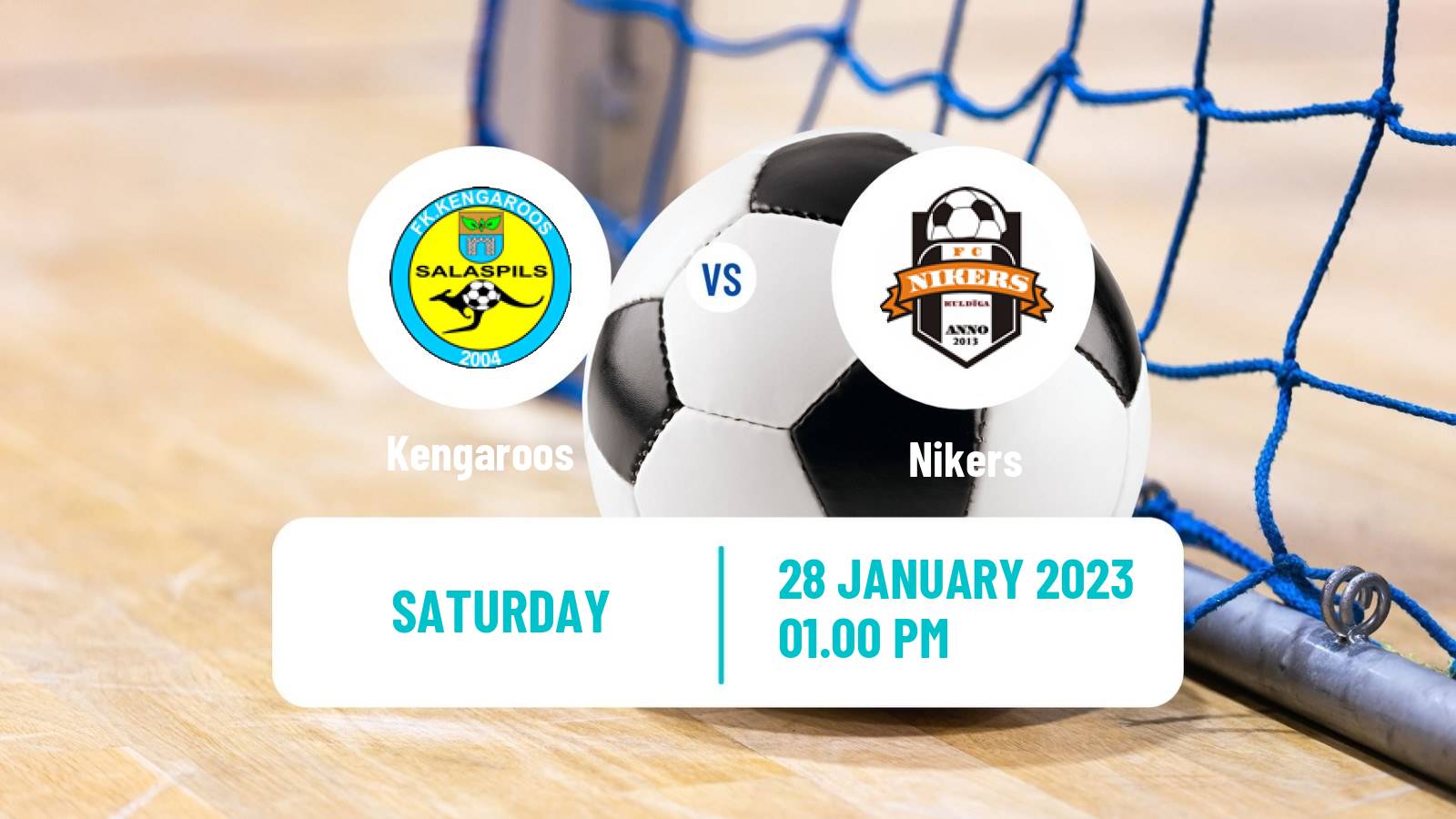 Futsal Latvian Virsliga Futsal Kengaroos - Nikers