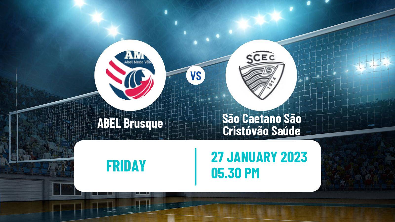 Volleyball Brazilian SuperLiga Volleyball Women ABEL Brusque - São Caetano São Cristóvão Saúde