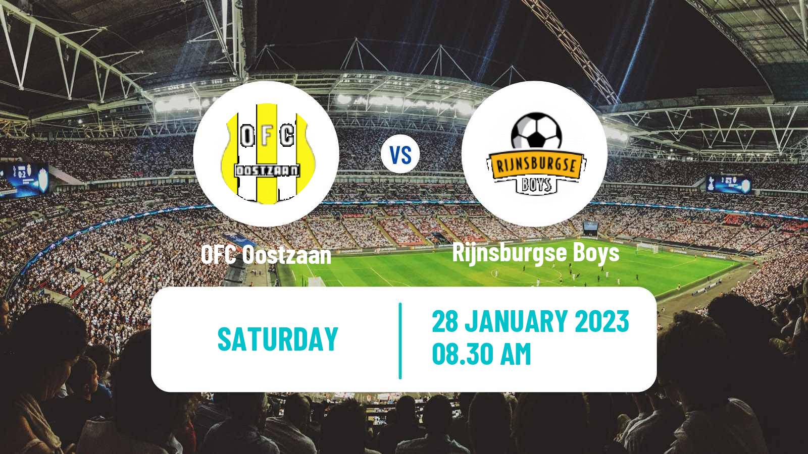 Soccer Dutch Tweede Divisie OFC Oostzaan - Rijnsburgse Boys