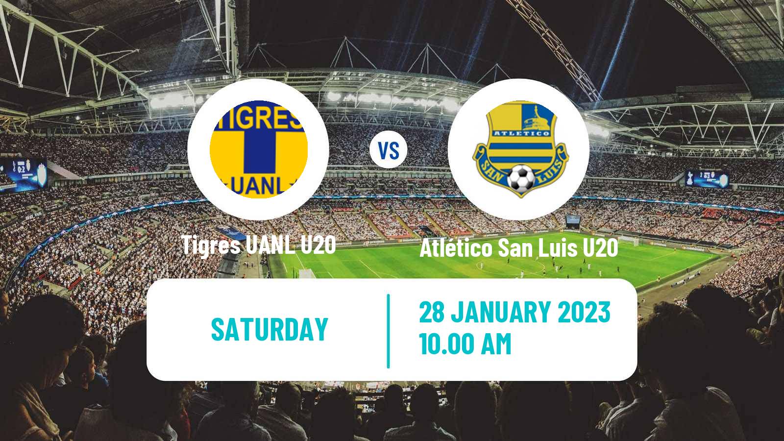 Football Mexican Liga MX U20 Tigres UANL U20 - Atlético San Luis U20