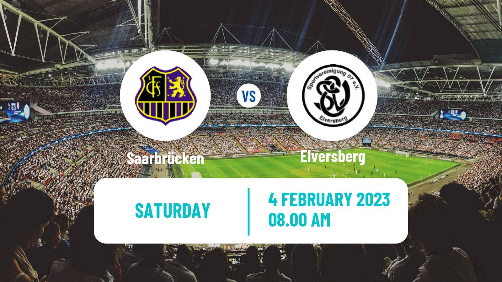 Soccer German 3 Bundesliga Saarbrücken - Elversberg