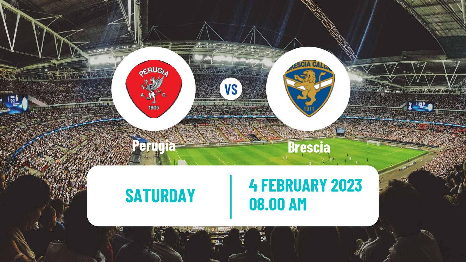 Soccer Italian Serie B Perugia - Brescia
