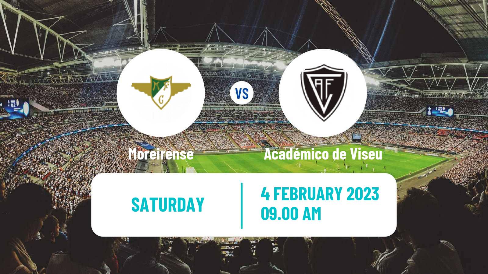 Soccer Portuguese Liga 2 Moreirense - Académico de Viseu