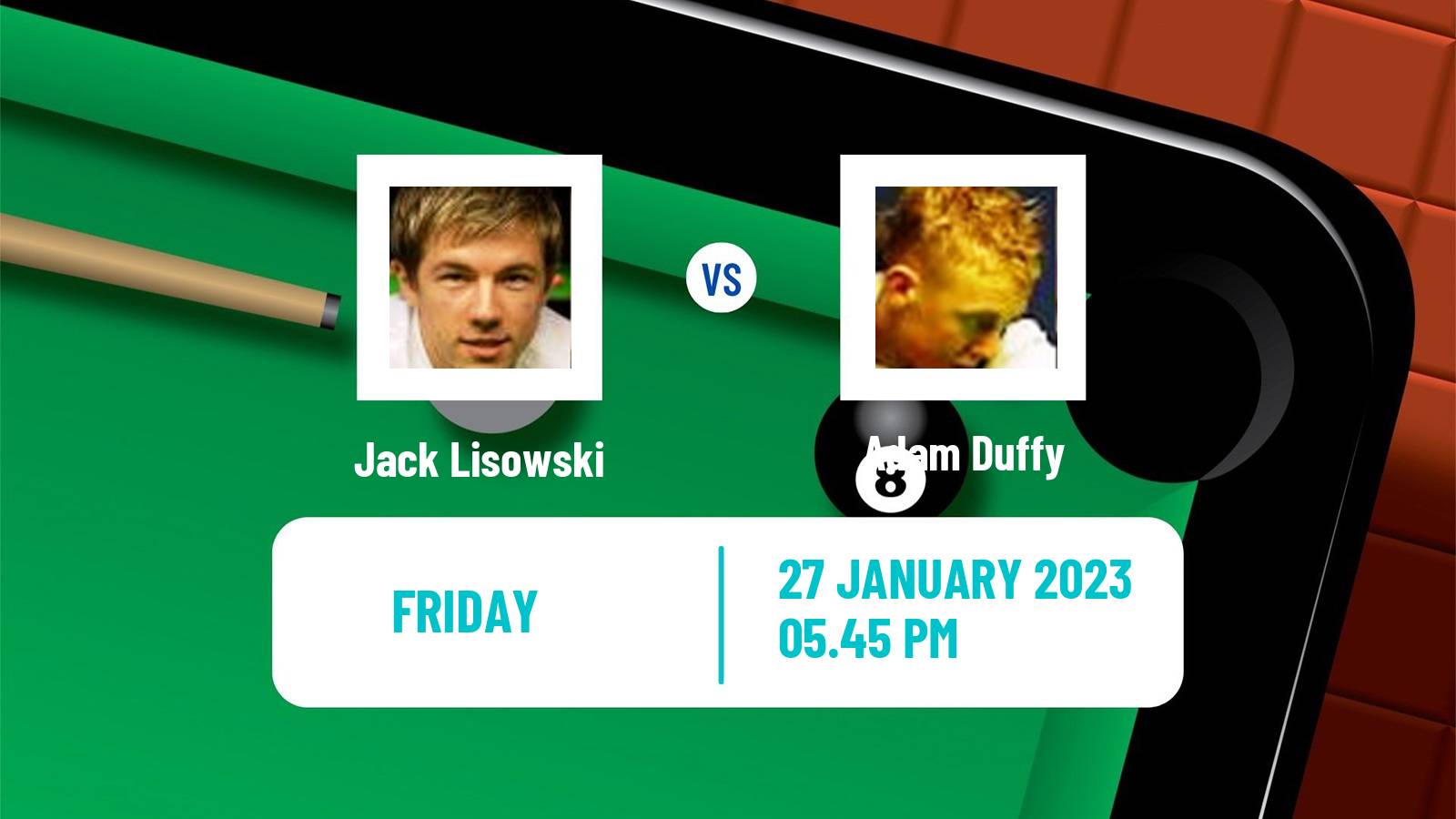 Snooker Snooker Jack Lisowski - Adam Duffy