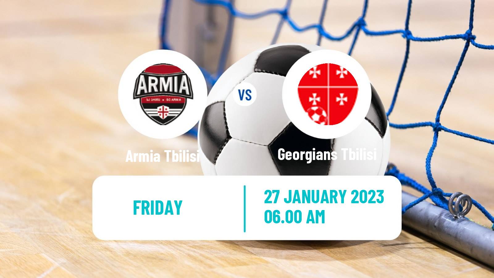 Futsal Georgian Futsal League Armia Tbilisi - Georgians Tbilisi