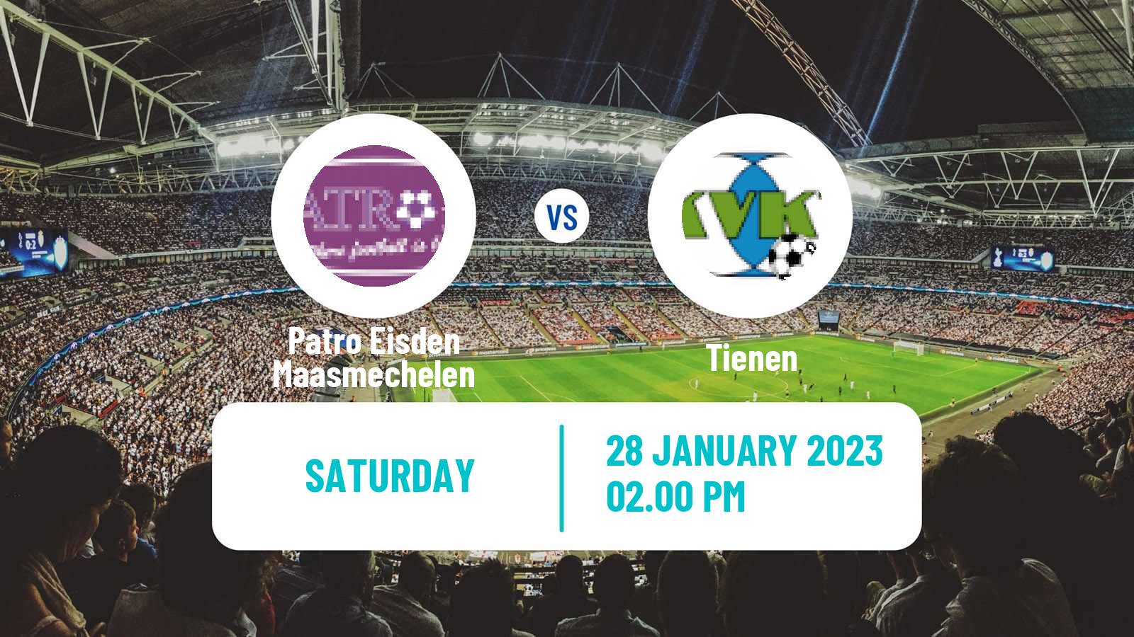 Soccer Belgian National Division 1 Patro Eisden Maasmechelen - Tienen