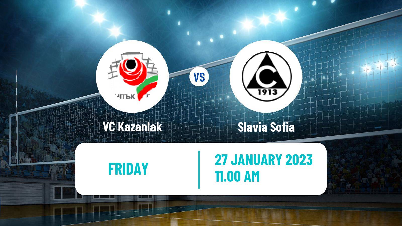 Volleyball Bulgarian SuperLiga Volleyball Women Kazanlak - Slavia Sofia