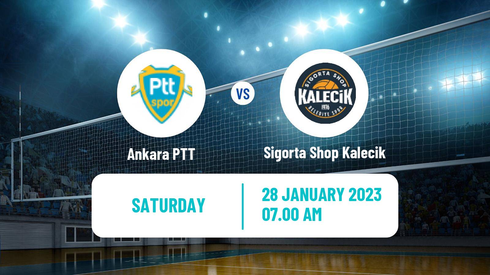 Volleyball Turkish Sultanlar Ligi Volleyball Women Ankara PTT - Sigorta Shop Kalecik