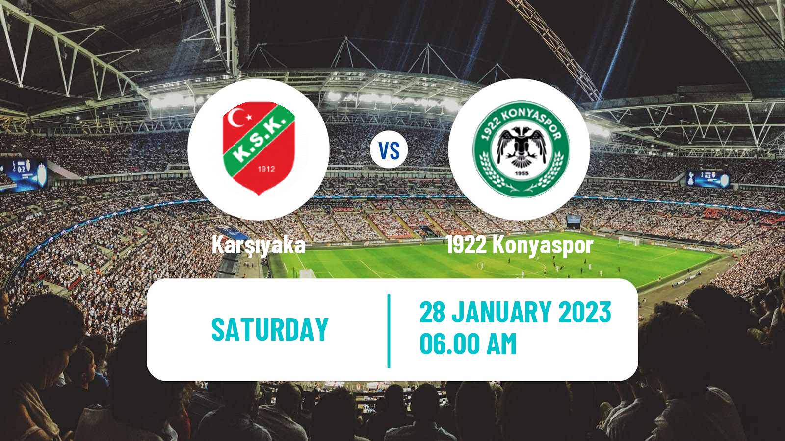 Soccer Turkish 3 Lig Group 1 Karşıyaka - 1922 Konyaspor
