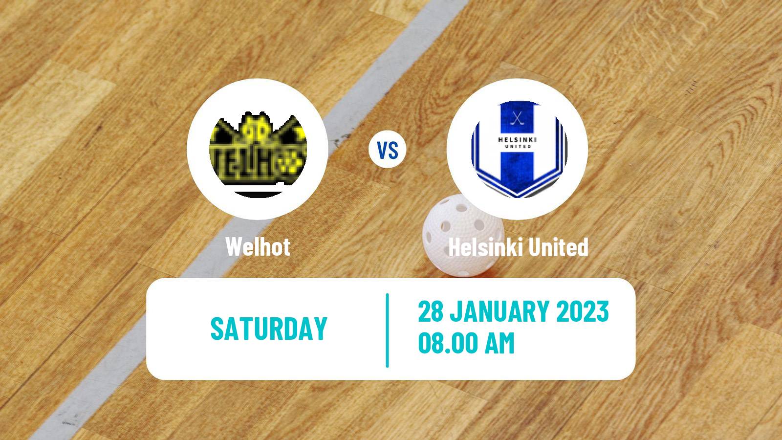 Floorball Finnish F-Liiga Women Welhot - Helsinki United