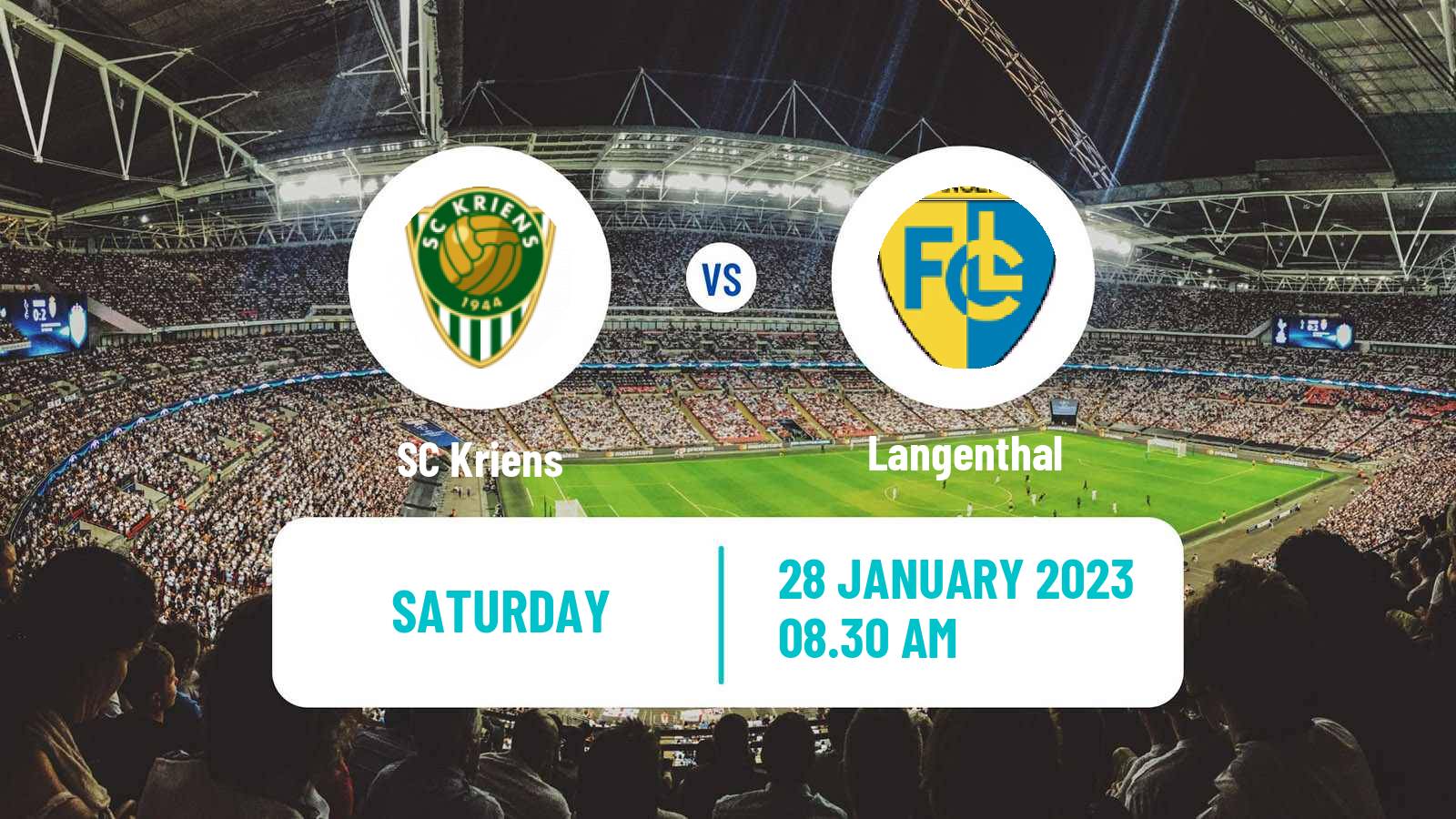 Soccer Club Friendly Kriens - Langenthal