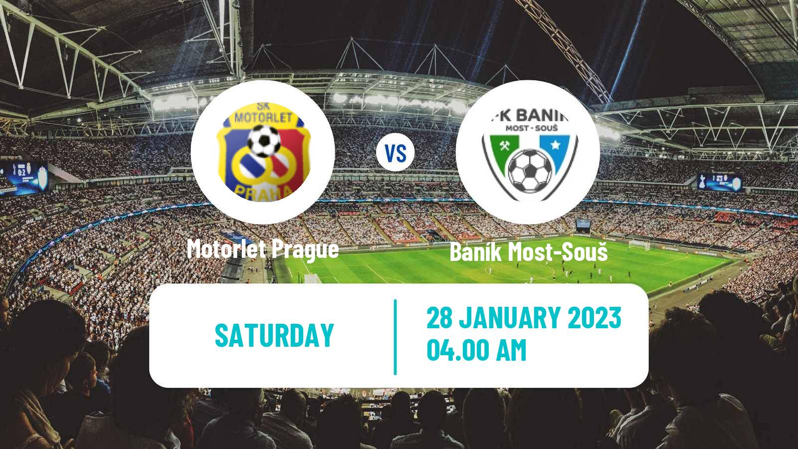 Soccer Club Friendly Motorlet Prague - Baník Most-Souš