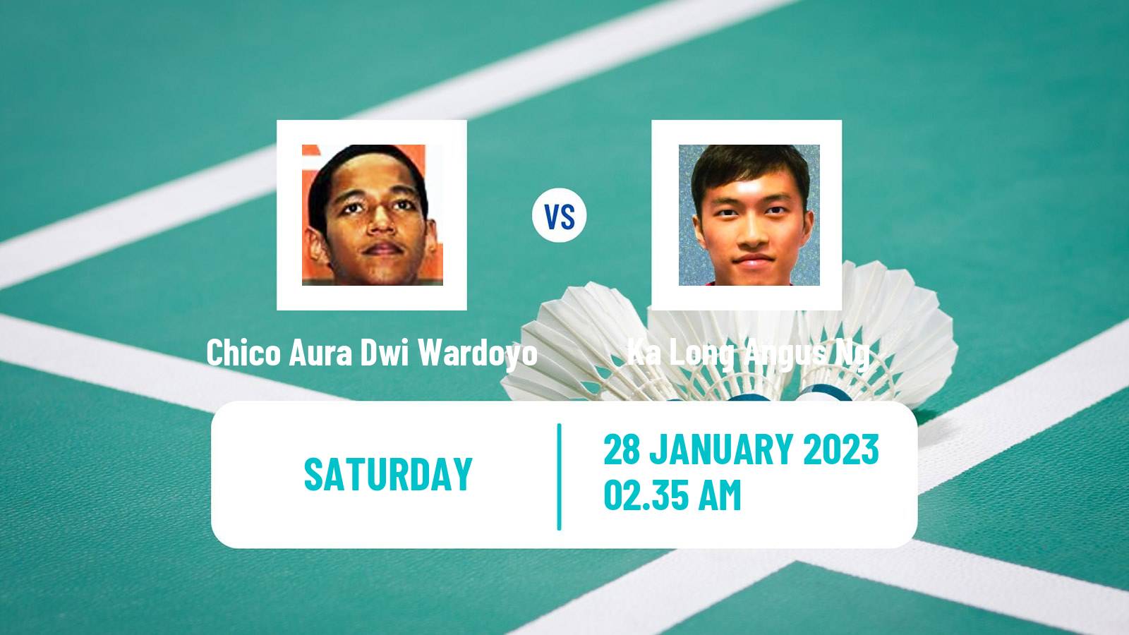 Badminton Badminton Chico Aura Dwi Wardoyo - Ka Long Angus Ng