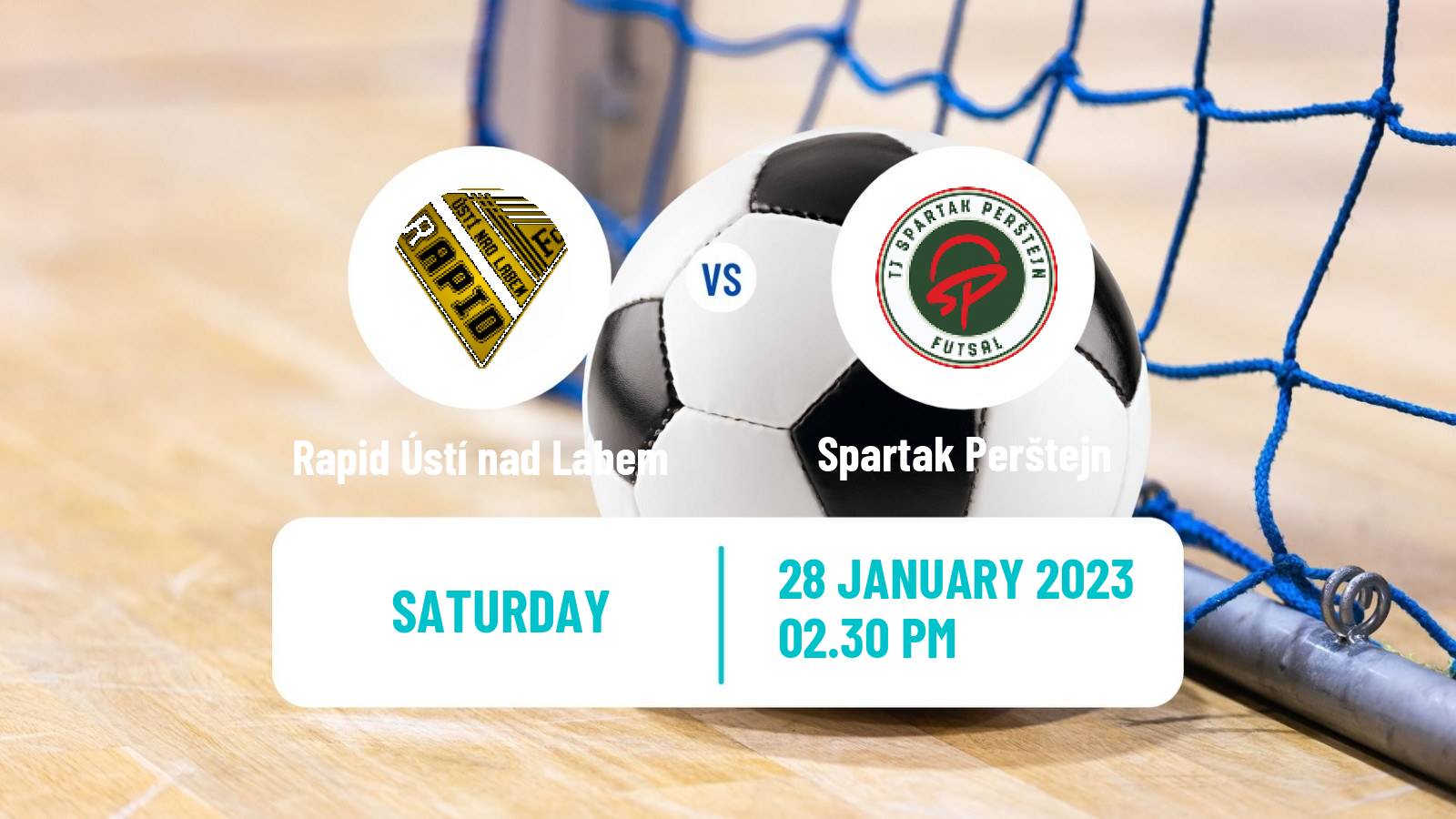 Futsal Czech 1 Futsal Liga Rapid Ústí nad Labem - Spartak Perštejn