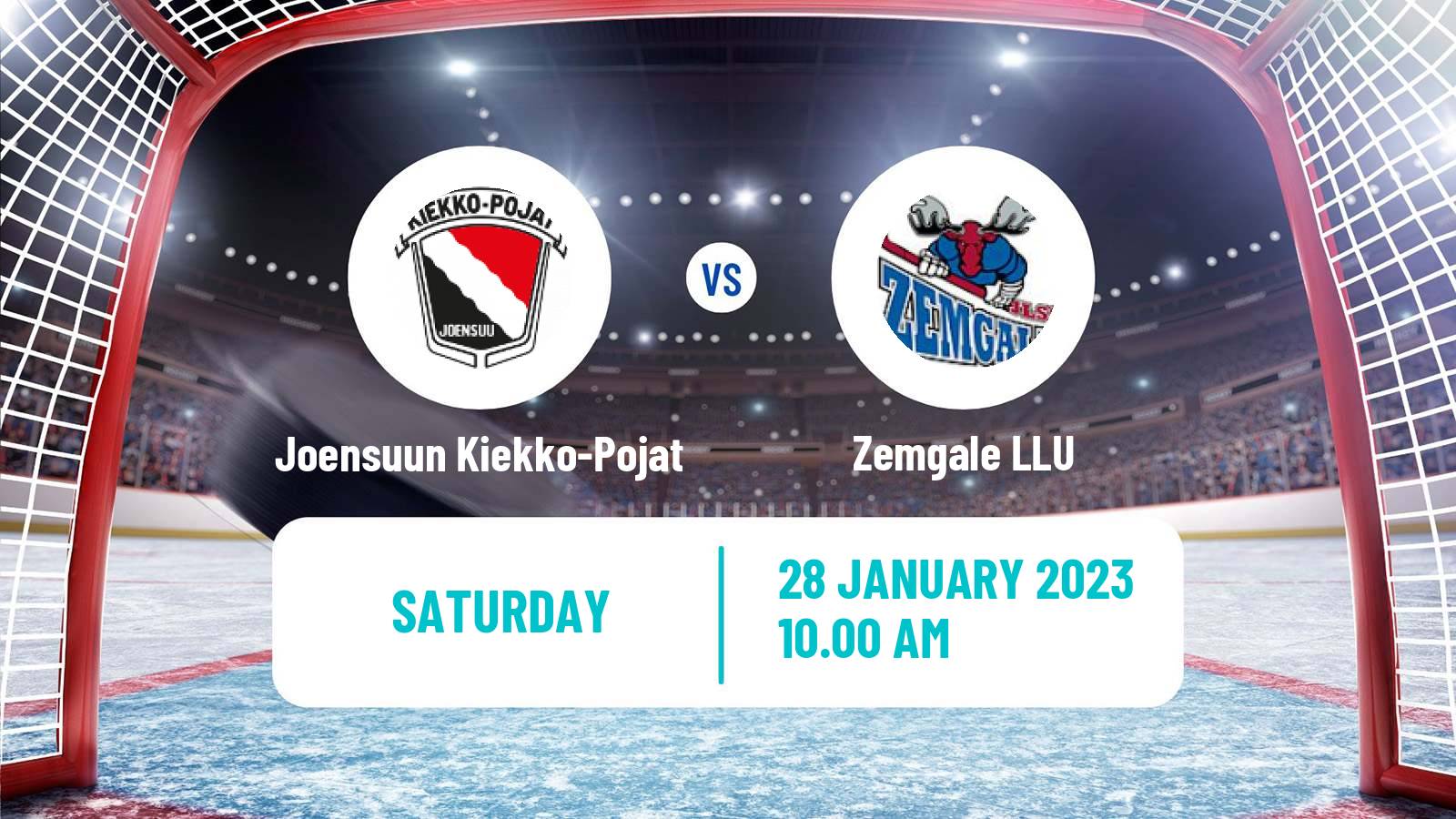 Hockey Finnish Mestis Joensuun Kiekko-Pojat - Zemgale LLU
